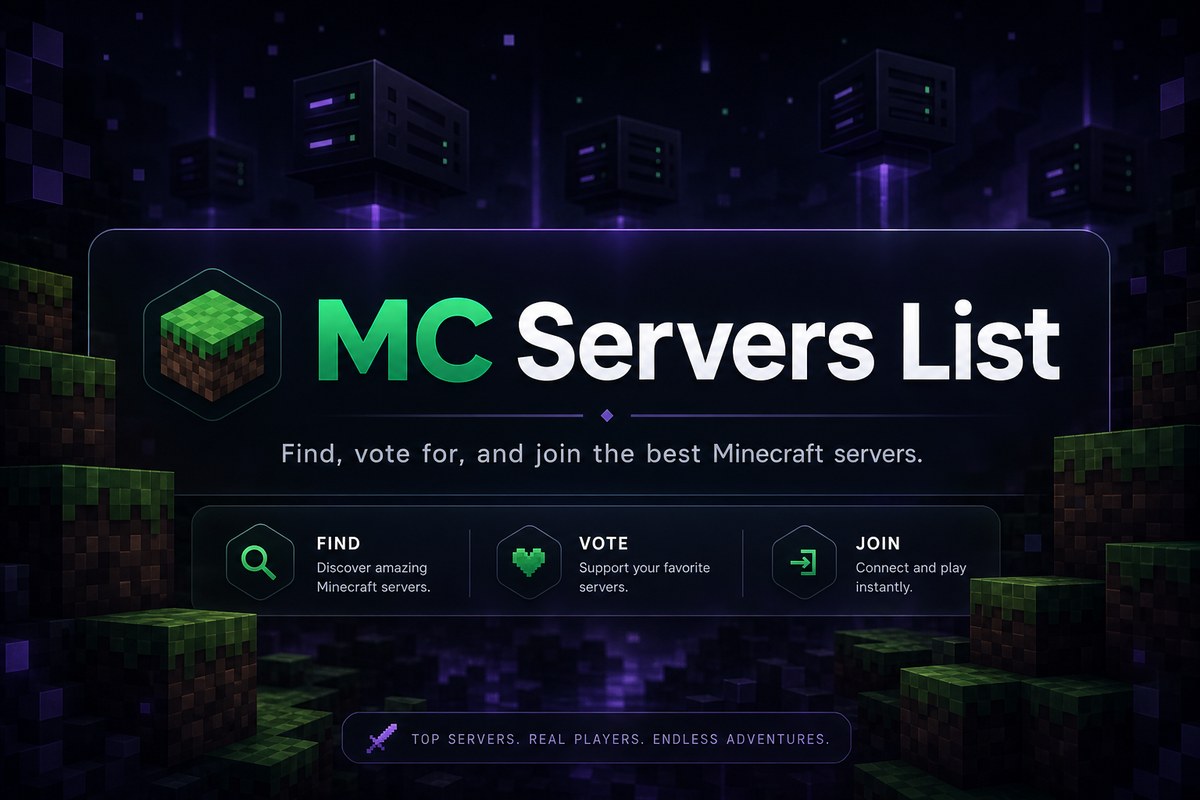 Minecraft Survival Servers, Top List 2026 | MC Servers List